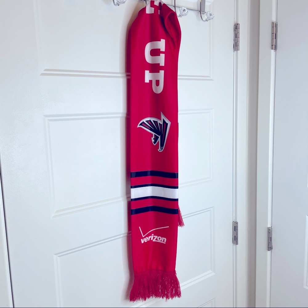 Rise Up Atlanta Falcons Scarf with tassels by VW - Picture 8 of 9